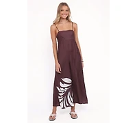 Petal and Pup Women's Delfina Jumpsuit - Brown Palm