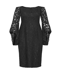 City Chic Women's Mystic Lace Dress