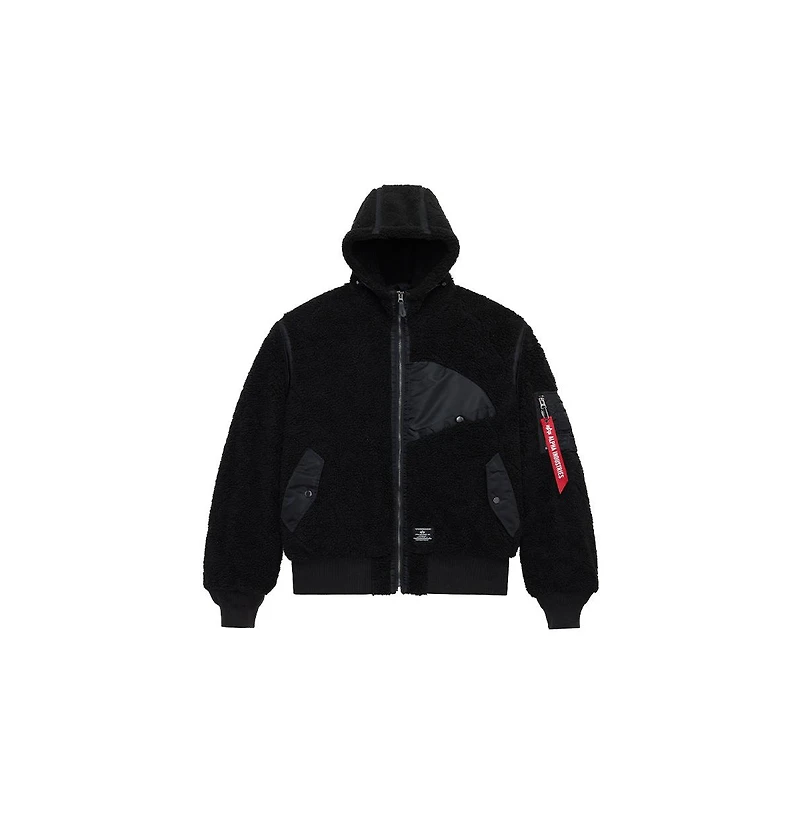 Alpha Industries Men's Sherpa Onion Quilting Flight Jacket