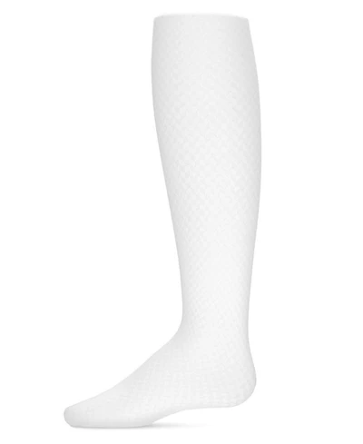 Memoi Girls Prism Textured Microfiber Opaque Tights