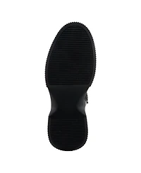 Azura Spring Step Nayana Leather Bootie with Ruching Detail, Removable Insole, and Lugged Sole