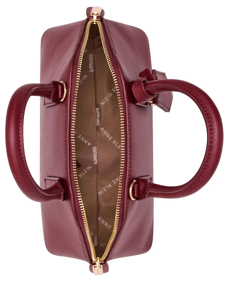 Anne Klein Convertible Strap Small Angled Bowler Bag