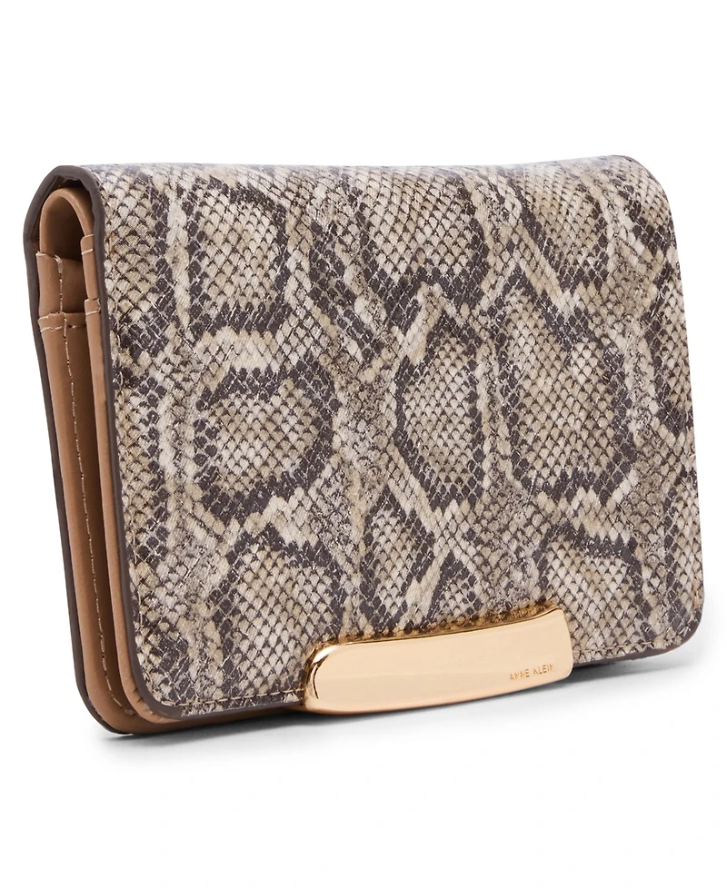 Anne Klein Snake Bifold Wallet