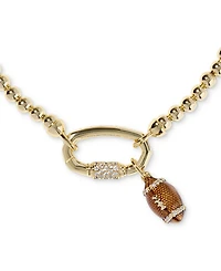 Kendra Scott Football Metal Strand Necklace