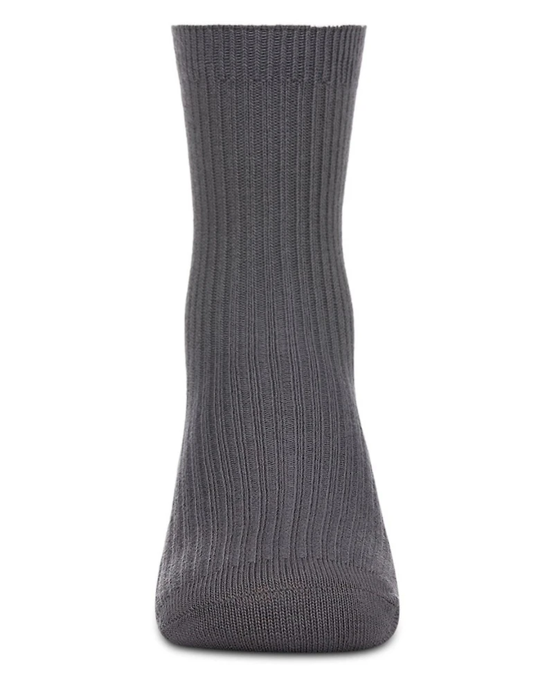 MeMoi Toddler Unisex Ribbed Cotton Rich Crew Socks