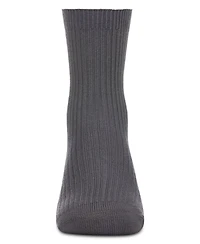 MeMoi Toddler Unisex Ribbed Cotton Rich Crew Socks