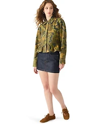 Steve Madden Women's Sloane Peplum Long Sleeve Jacket
