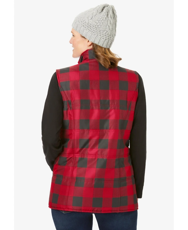 Woman Within Plus Quilted Vest