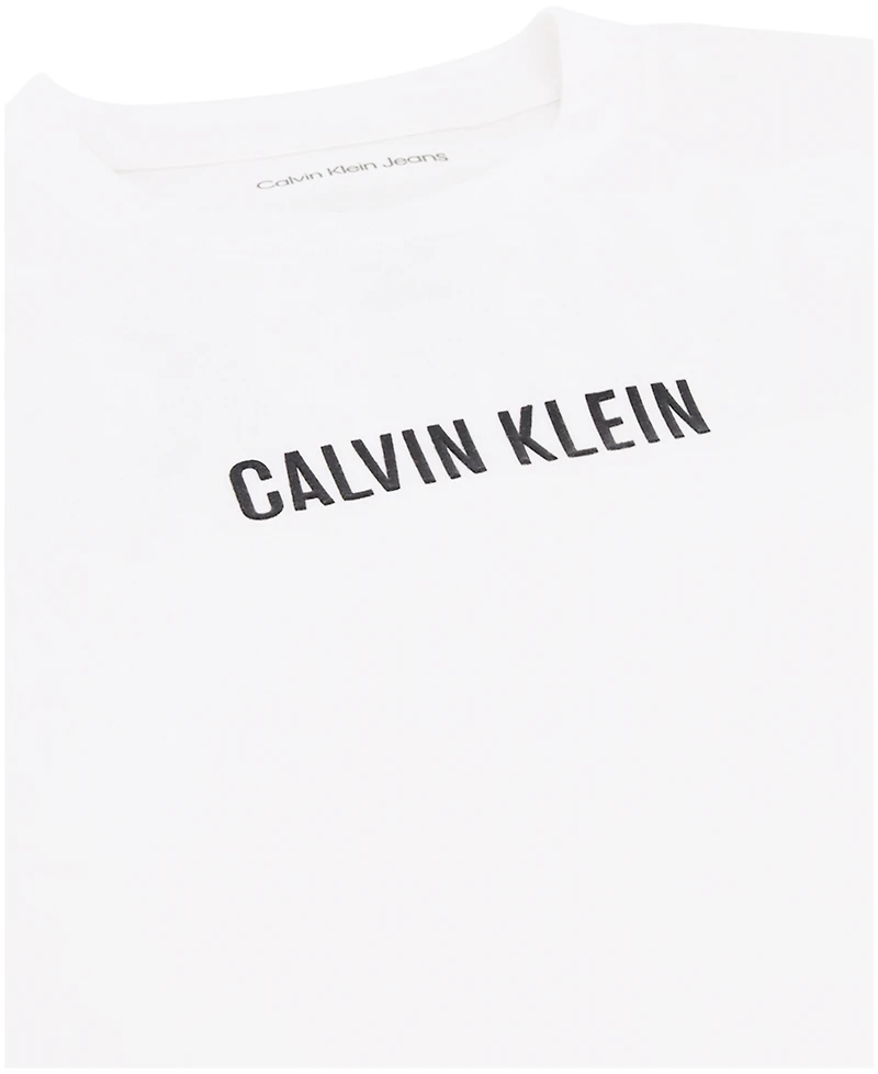 Calvin Klein Boys 8-20 Impact Font Long Sleeve T-Shirt