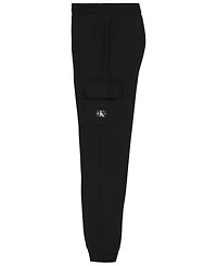 Calvin Klein Boys 8-20 Cargo Ribbed Waistband Fleece Joggers