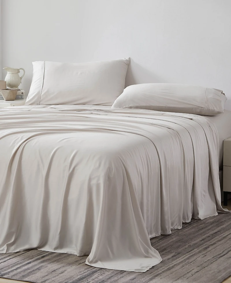 Southshore Fine Linens Solid Extra Deep Pocket 500-Thread Count 4-Pc. Sheet Set, Full