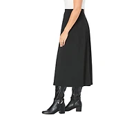Woman Within Plus Ponte Knit A-Line Skirt