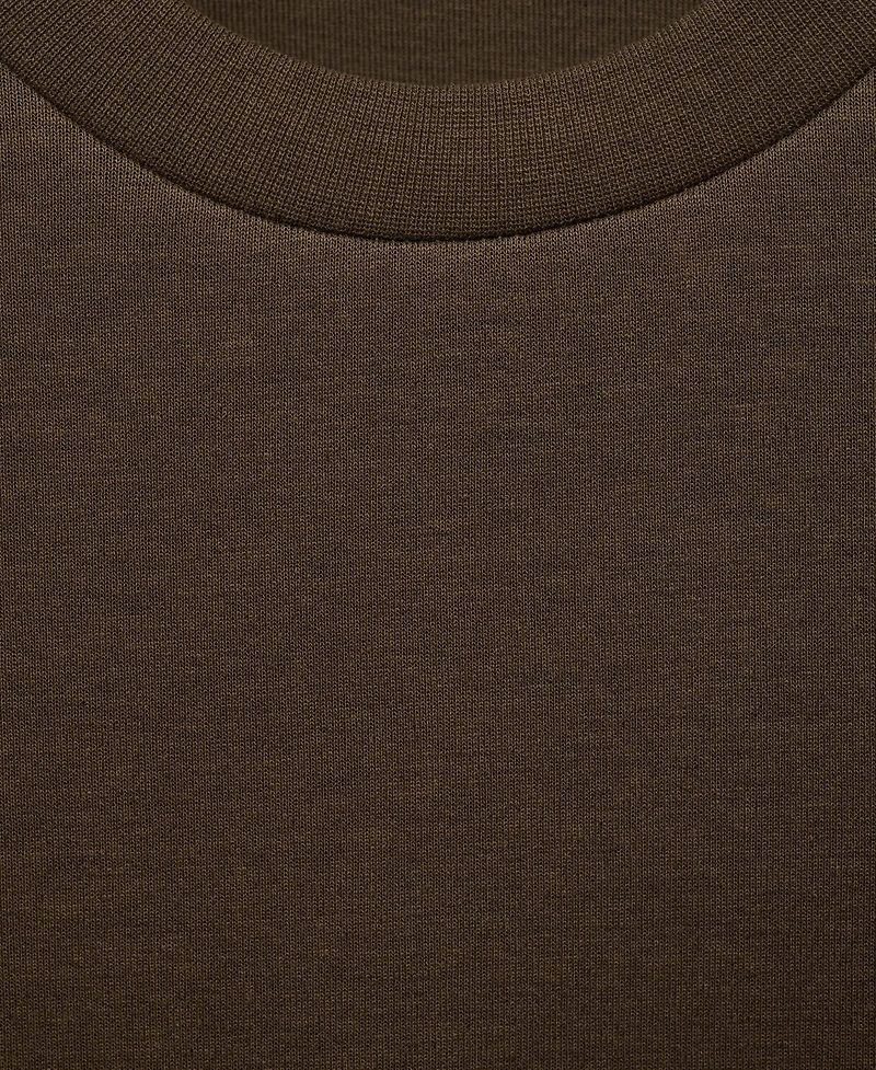 Mango Men's Regular-Fit Cotton Sweatshirt