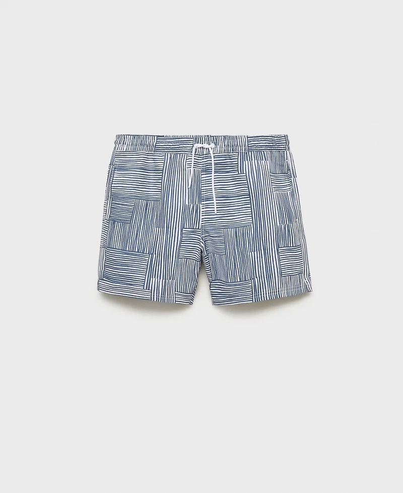 Mango Men's Multi-Striped Swimsuit