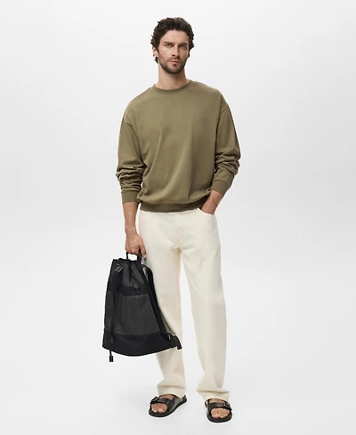 Mango Men's Cotton Sweatshirt