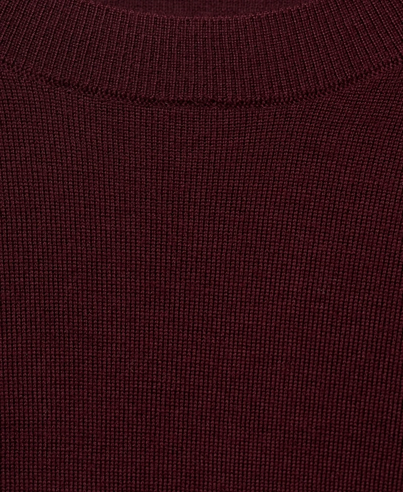 Mango Men's Wool Round-Neck Sweater