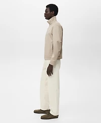 Mango Men's Zipper Cotton Jacket