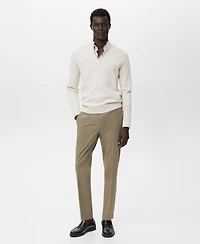 Mango Men's Bologna Slim-Fit Comfort-Stretch Pants