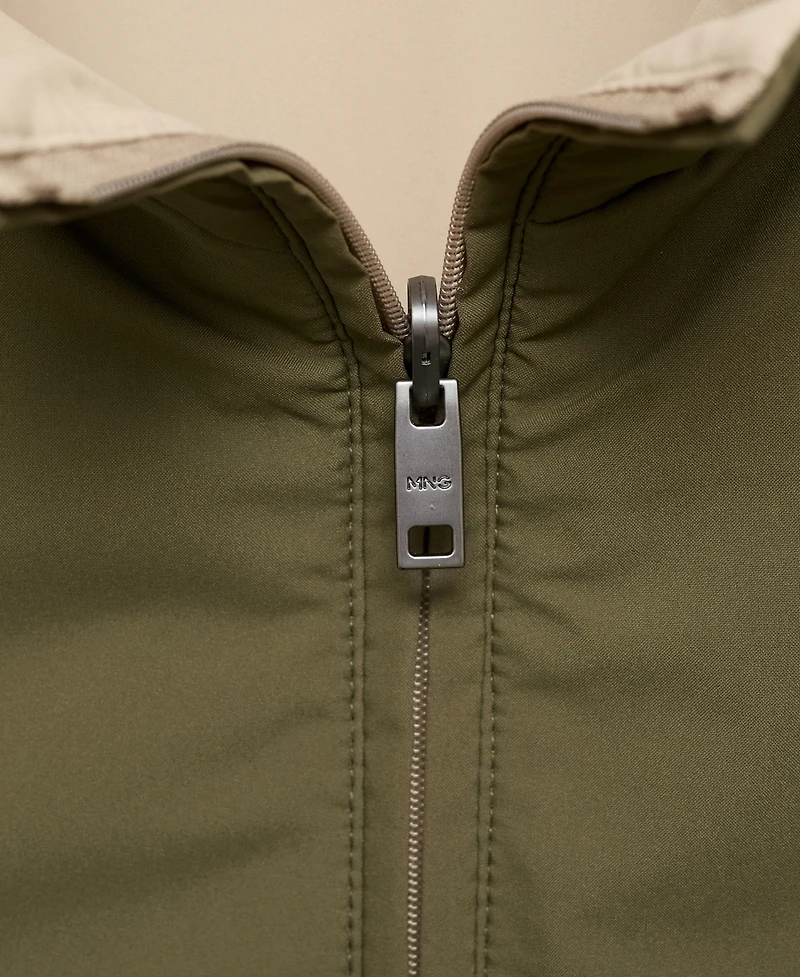 Mango Men's Reversible Water-Repellent Gilet