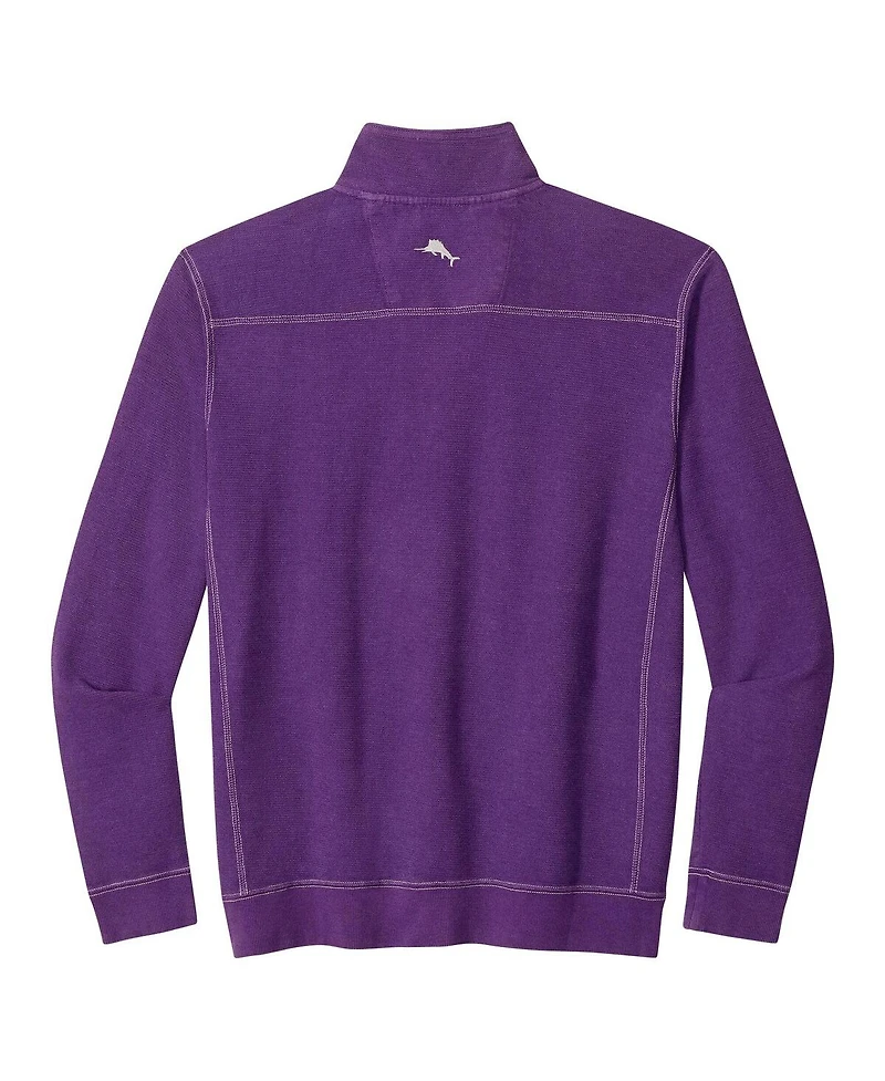 Tommy Bahama Men's Purple Minnesota Vikings Sport Tobago Half-Zip Pullover Sweatshirt