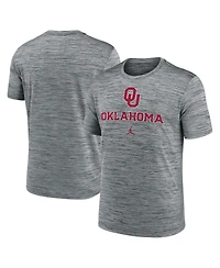 Jordan Men's Gray Oklahoma Sooners Primetime Velocity T-Shirt