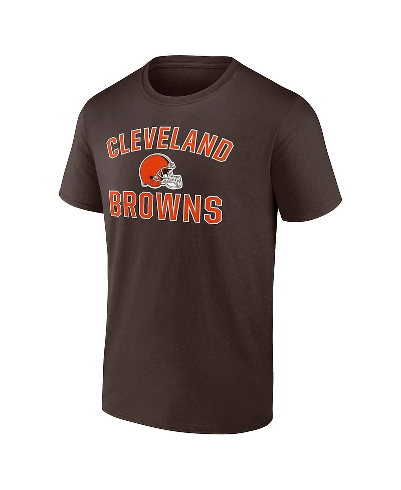 Fanatics Men's Brown Cleveland Browns Victory Arch T-Shirt