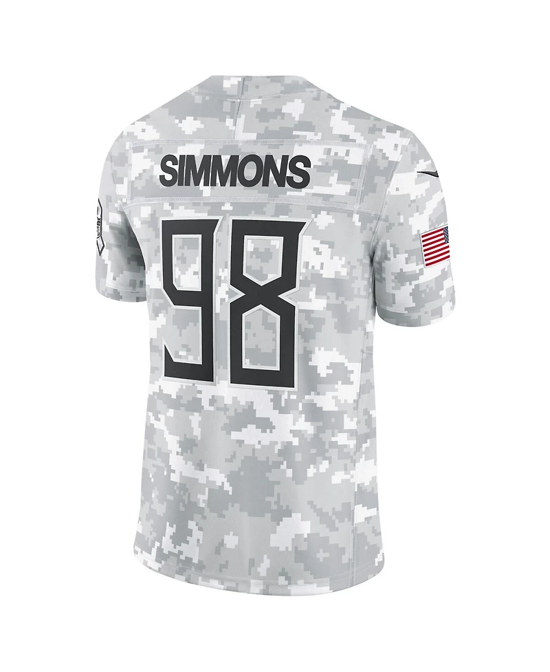 Nike Men's Jeffery Simmons Arctic Camo Tennessee Titans 2024 Salute to Service Limited Jersey