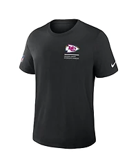 Nike Men's Black Kansas City Chiefs 2025 Nfl Crucial Catch Tri-Blend Dri-fit T-Shirt