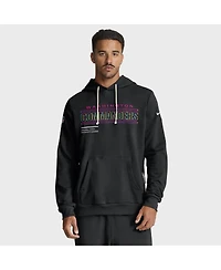 Nike Men's Black Washington Commanders 2025 Nfl Crucial Catch Sideline Standard Issue Dri-fit Hoodie