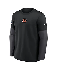 Nike Men's Black Cincinnati Bengals Sideline Scripted to Win Performance Long Sleeve T-Shirt