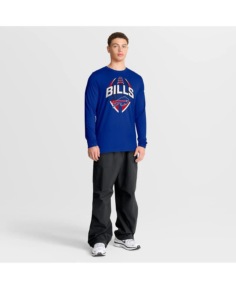 Nike Men's Royal Buffalo Bills Primetime Legend Icon Performance Long Sleeve T-Shirt