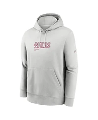 Nike Men's Gray San Francisco 49ers Edge Pack French Terry Club Pullover Hoodie