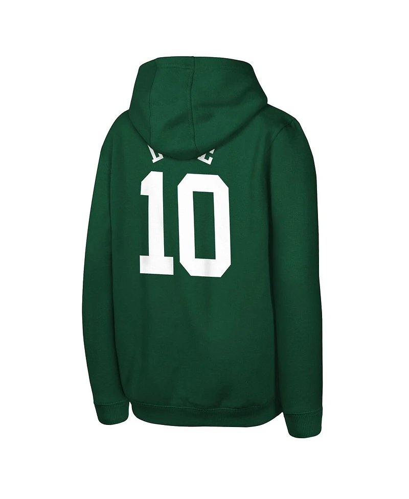 Outerstuff Big Boys and Girls Jordan Love Green Bay Packers Mainliner Player Name Number Hoodie