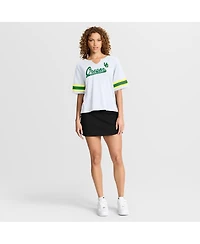 Fanatics Women's White Oregon Ducks Hometown Premium Script T-Shirt