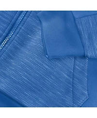 Fanatics Men's Blue Detroit Lions Checkdown Pass Full-Zip Hoodie