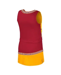 Colosseum Big Girls 2-Piece Cardinal Iowa State Cyclones Lollipop Park Cheer Set