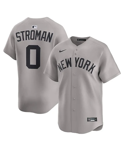 Nike Men's Marcus Stroman Gray New York Yankees Road Limited Player Jersey