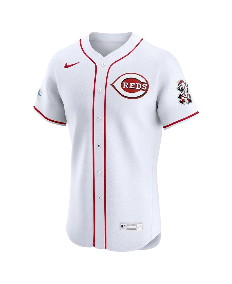 Nike Men's White Cincinnati Reds Home Elite Jersey