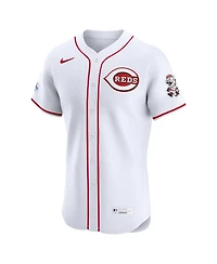 Nike Men's White Cincinnati Reds Home Elite Jersey