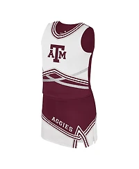 Colosseum Big Girls 2-Piece Maroon Texas A&M Aggies Lollipop Park Cheer Set