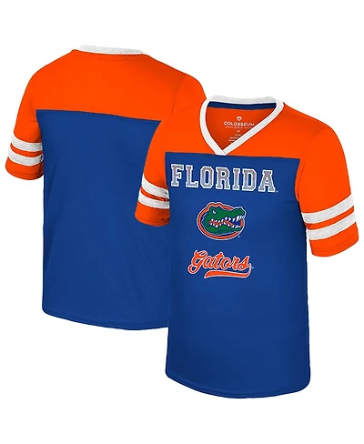 Colosseum Big Girls Royal Florida Gators Princess Bubblegum Bling T-Shirt