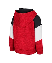 Colosseum Toddler Red Wisconsin Badgers Spirit Hollow Full-Zip Hoodie