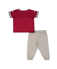 Colosseum Baby Boys and Girls Newborn 2-Piece Oklahoma Sooners Nothing but the Hits Football Set