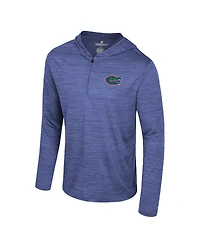 Colosseum Men's Royal Florida Gators Always Sunny Lightweight Quarter-Zip Hoodie