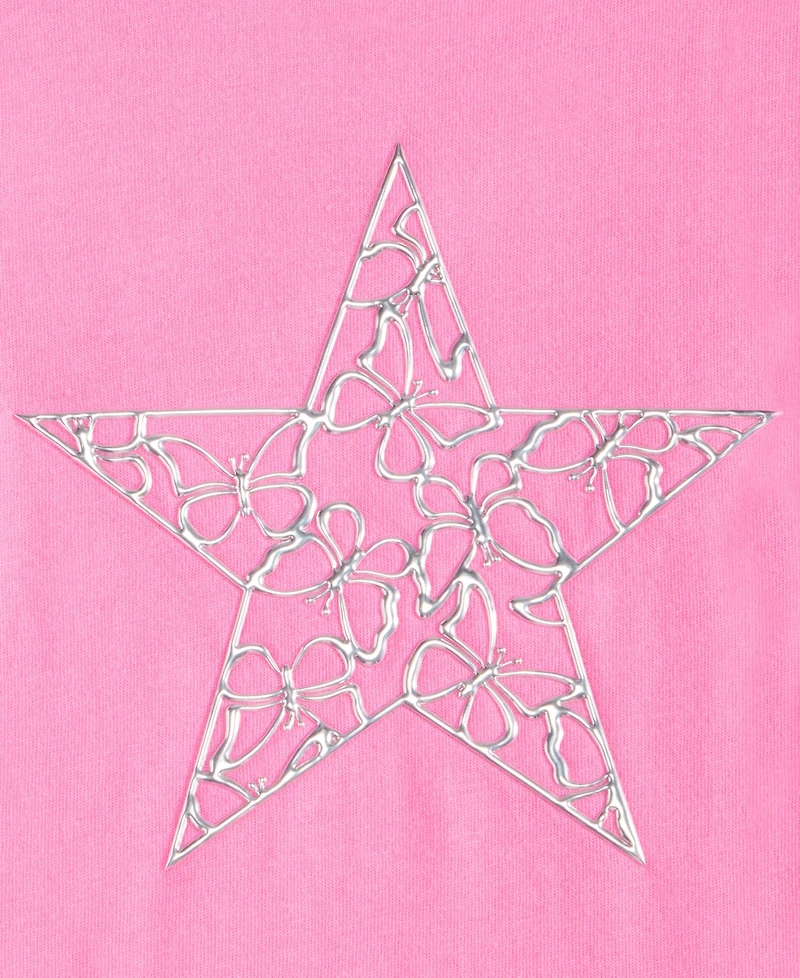 Epic Threads Girls Toddler 2T-4T Metallic Star Print Short-Sleeve T-Shirt, Macy's Exclusive