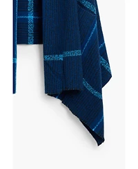 Desigual Women's Checkered cape scarf