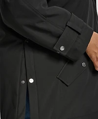 Dkny Plus Hooded Coat