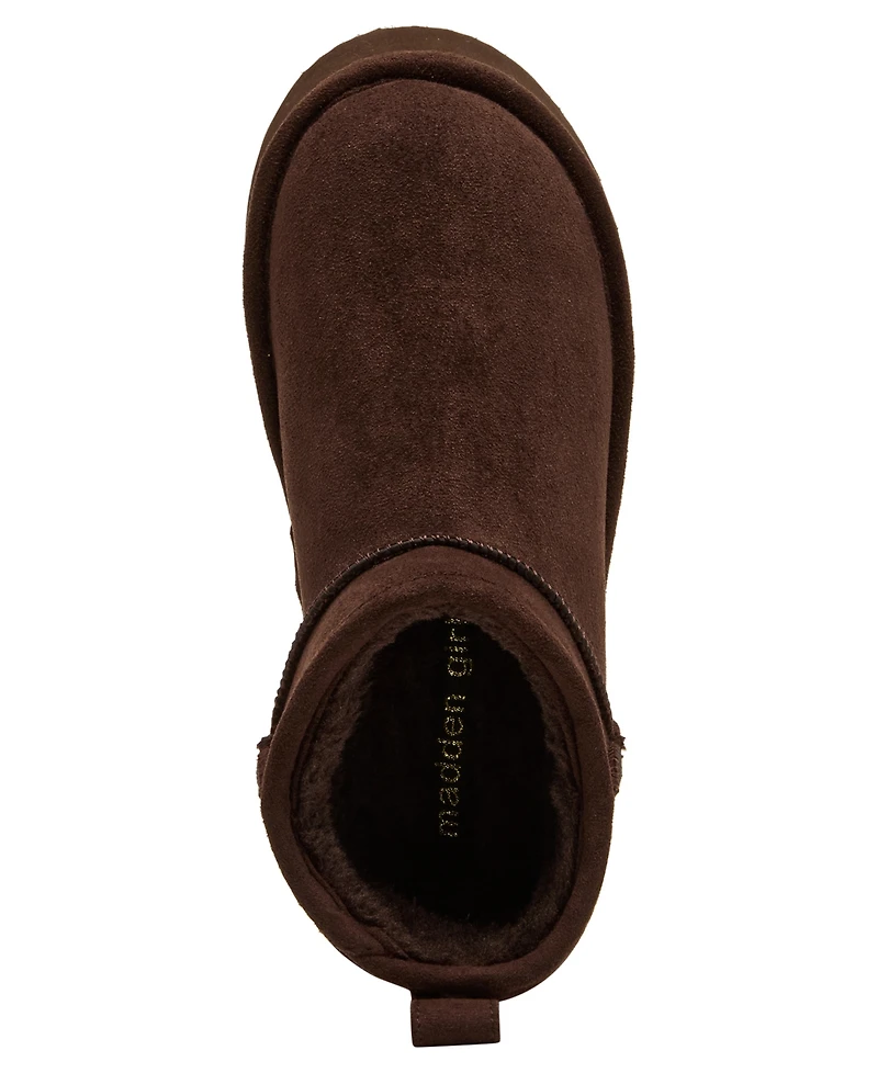 Madden Girl Women's Brave Cozy Mini Platform Booties