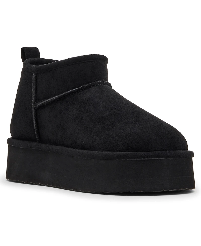 Madden Girl Women's Brave Cozy Mini Platform Booties