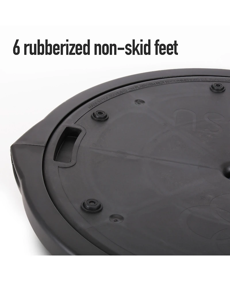 Bosu NexGen Home Fitness Exercise Gym Strength Flexibility Balance Trainer,Black
